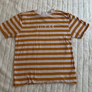 guess striped tee shirt
